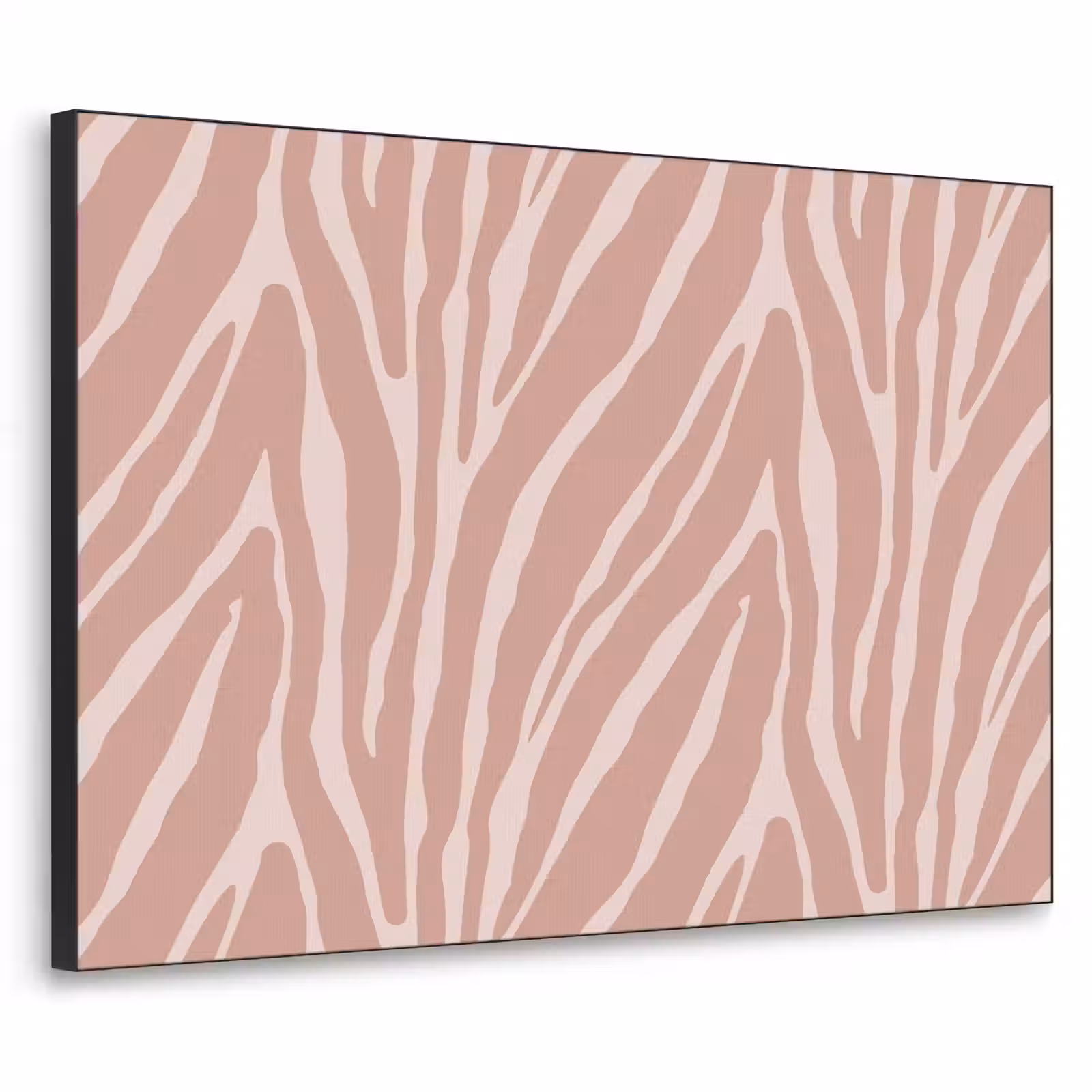 Art Frame - Lichtroze - Zebra - Patroon - Donkerroze — 1