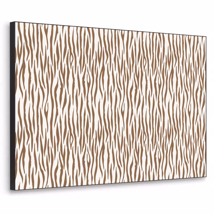 Art Frame - Bruin - Patroon - Zebra — 1
