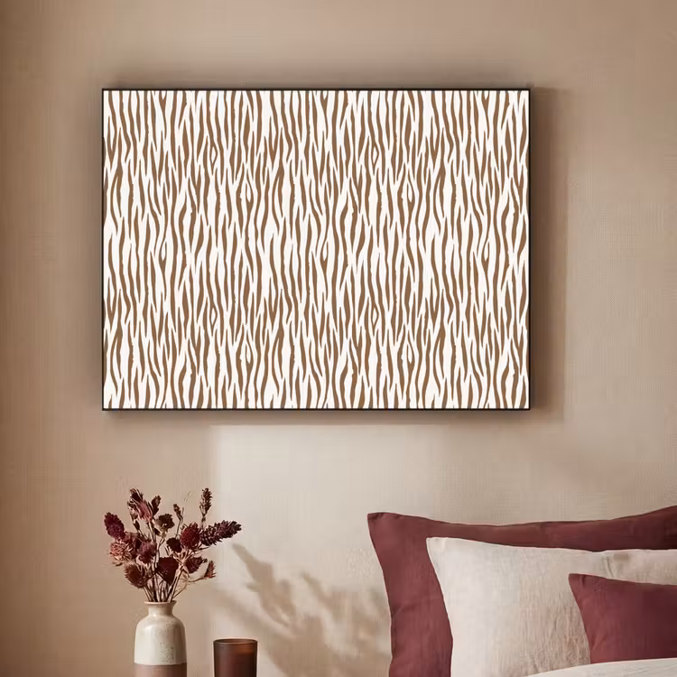 Art Frame - Bruin - Patroon - Zebra — 3