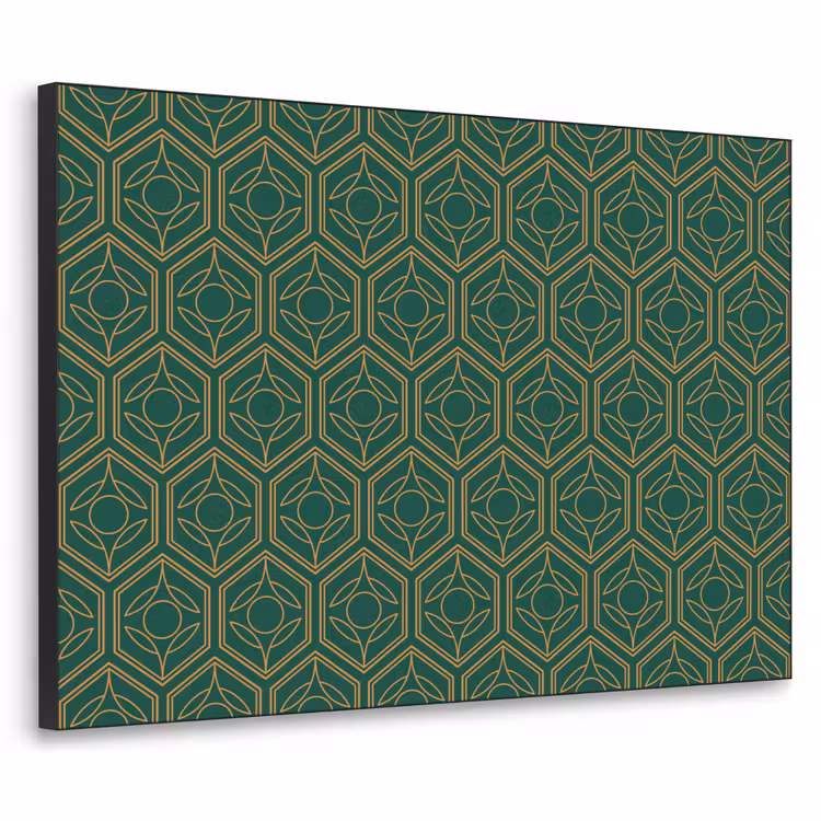 Art Frame - Geometrisch - Patroon - Groen — 1