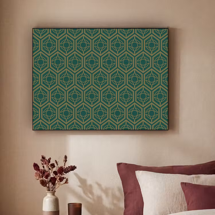 Art Frame - Geometrisch - Patroon - Groen — 3