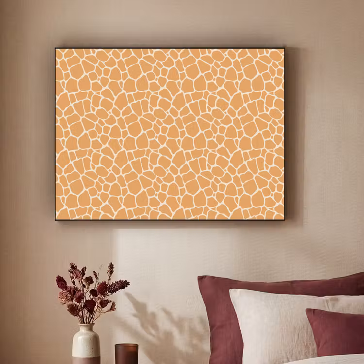 Art Frame - Giraf - Oranje - Patroon — 3