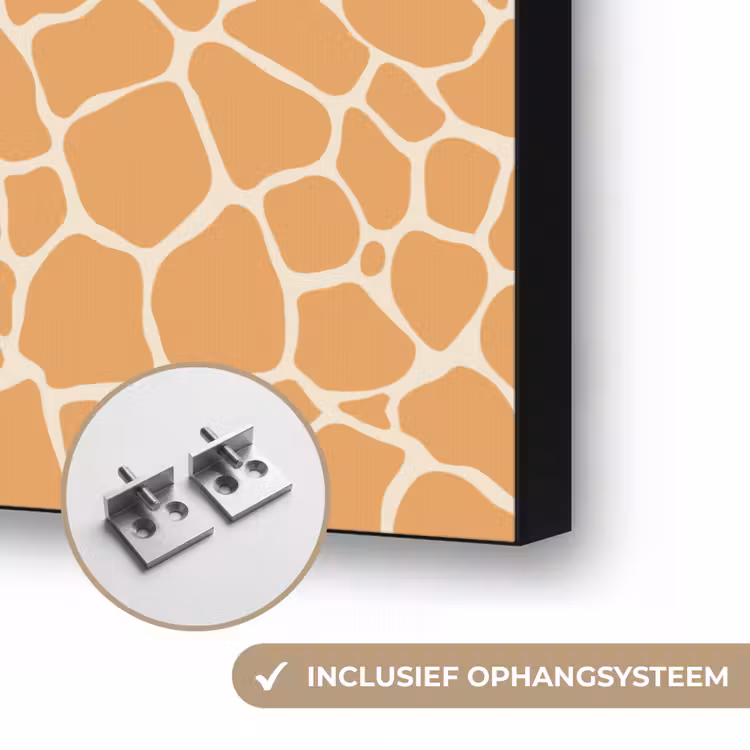 Art Frame - Giraf - Oranje - Patroon — 6