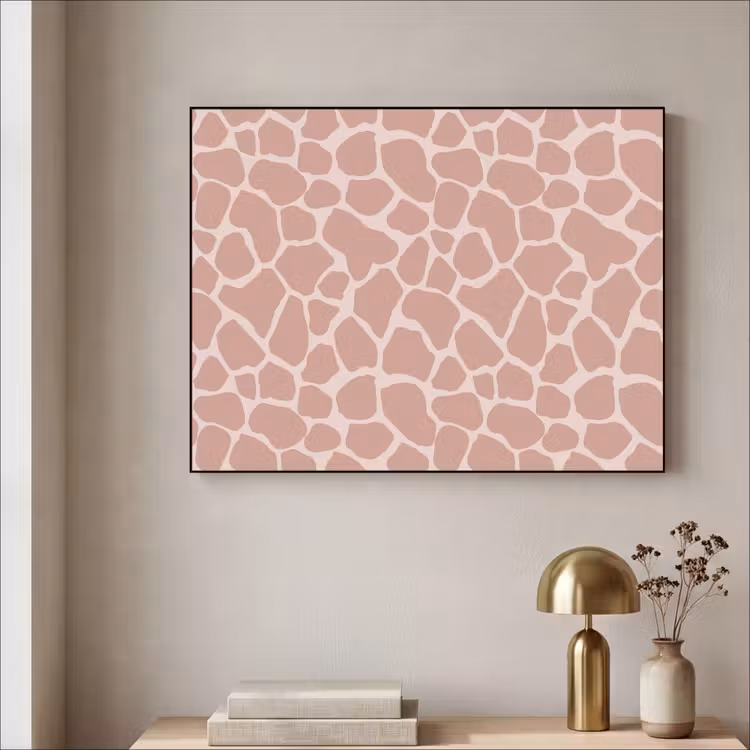 Art Frame - Giraffe - Lichtroze - Warm - Roze — 5