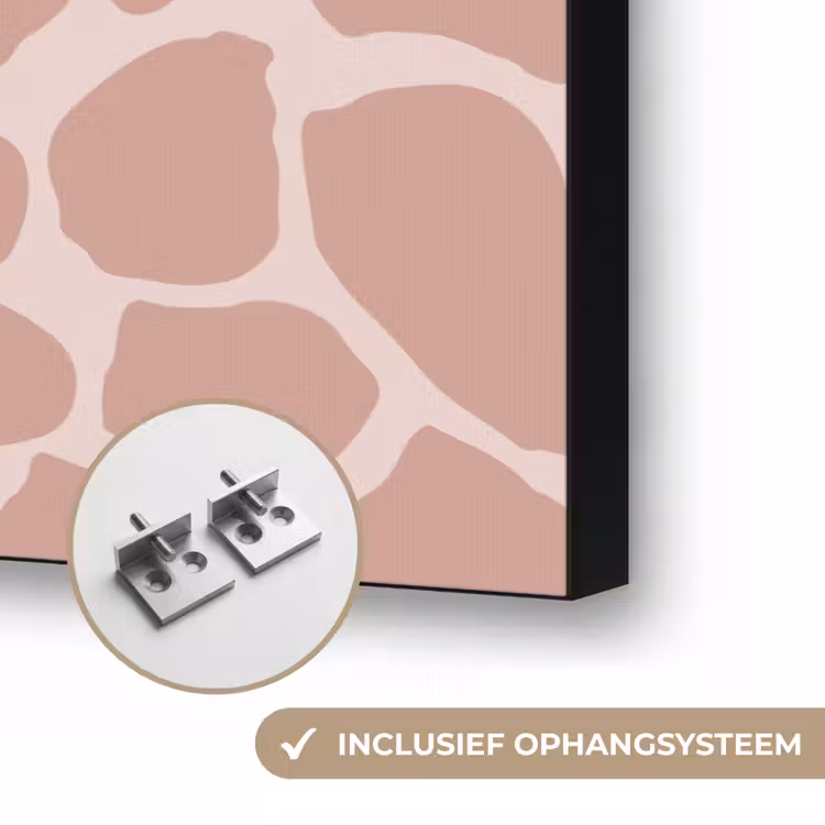 Art Frame - Giraffe - Lichtroze - Warm - Roze — 6