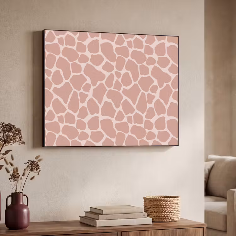 Art Frame - Giraffe - Lichtroze - Warm - Roze — 7