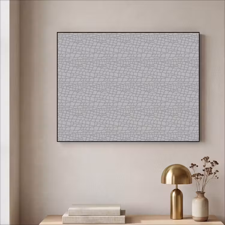 Art Frame - Grijs - Reptiel - Dier - Patroon — 5