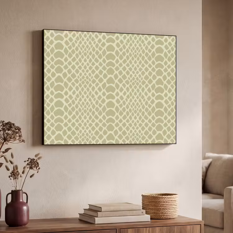 Art Frame - Groen - Patroon - Schubben — 7