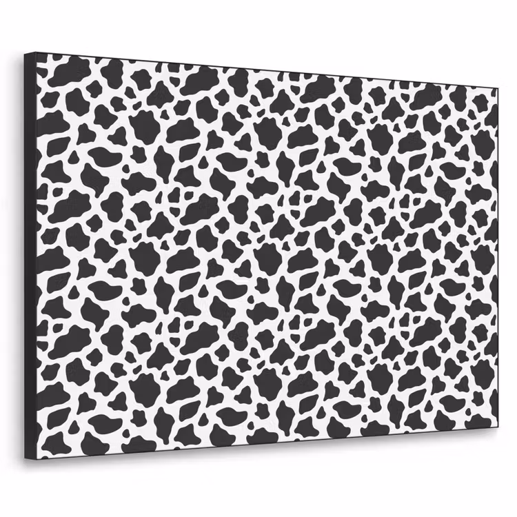 Art Frame - Koe - Vlekken - Patroon - Zwart — 1
