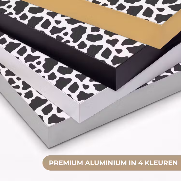 Art Frame - Koe - Vlekken - Patroon - Zwart — 2