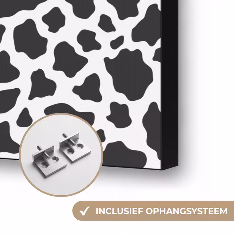 Art Frame - Koe - Vlekken - Patroon - Zwart — 6