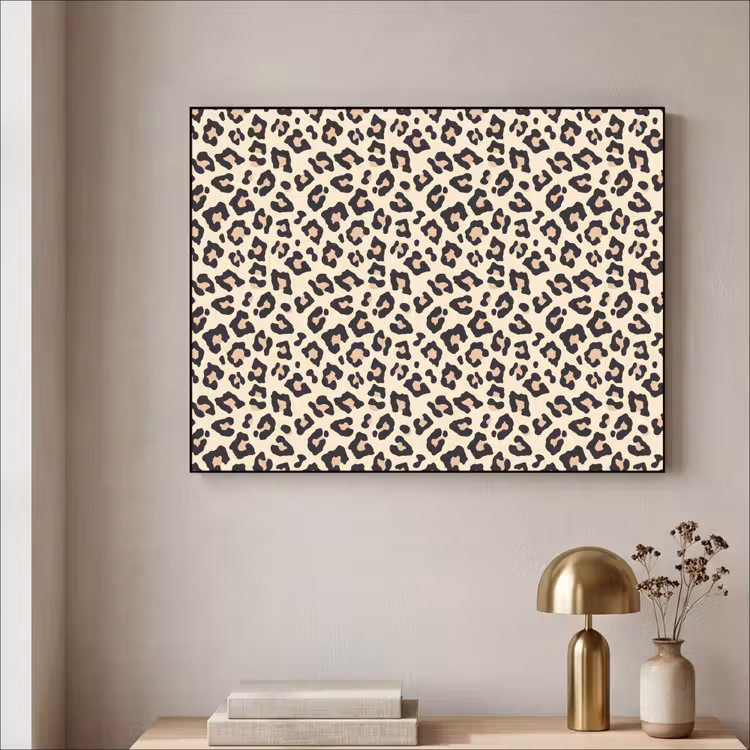 Art Frame - Panterprint - Patroon - Bruin — 5