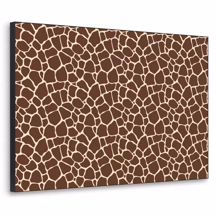 Art Frame - Patroon - Giraf - Bruin — 1