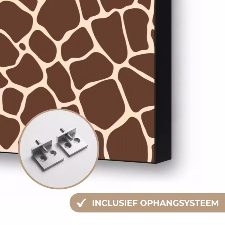 Art Frame - Patroon - Giraf - Bruin — 6