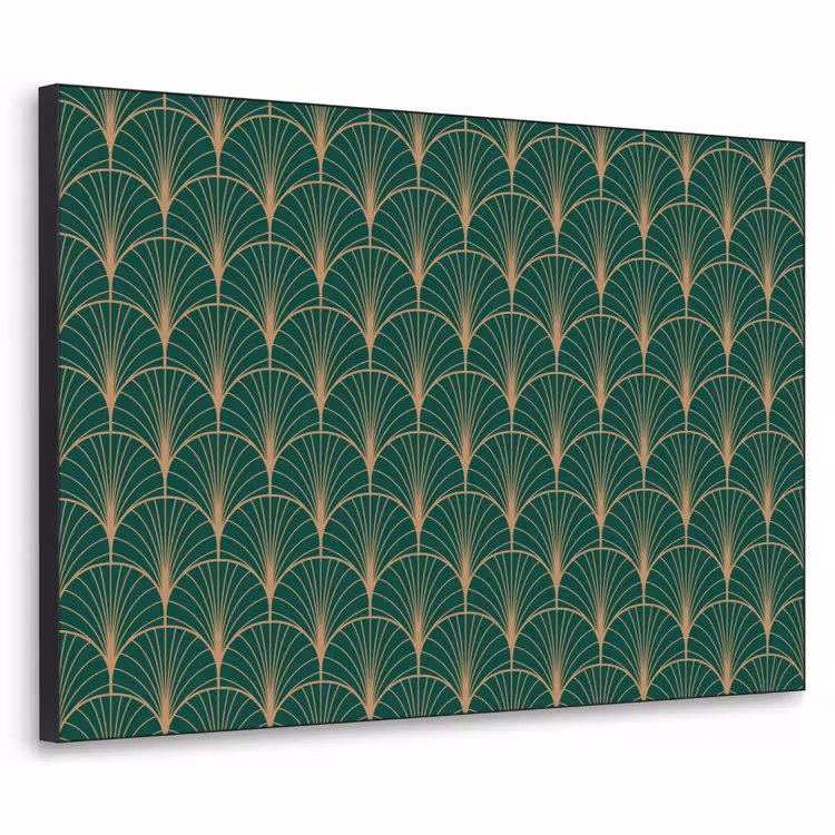 Art Frame - Patroon - Groen - Goud - Symmetrisch — 1