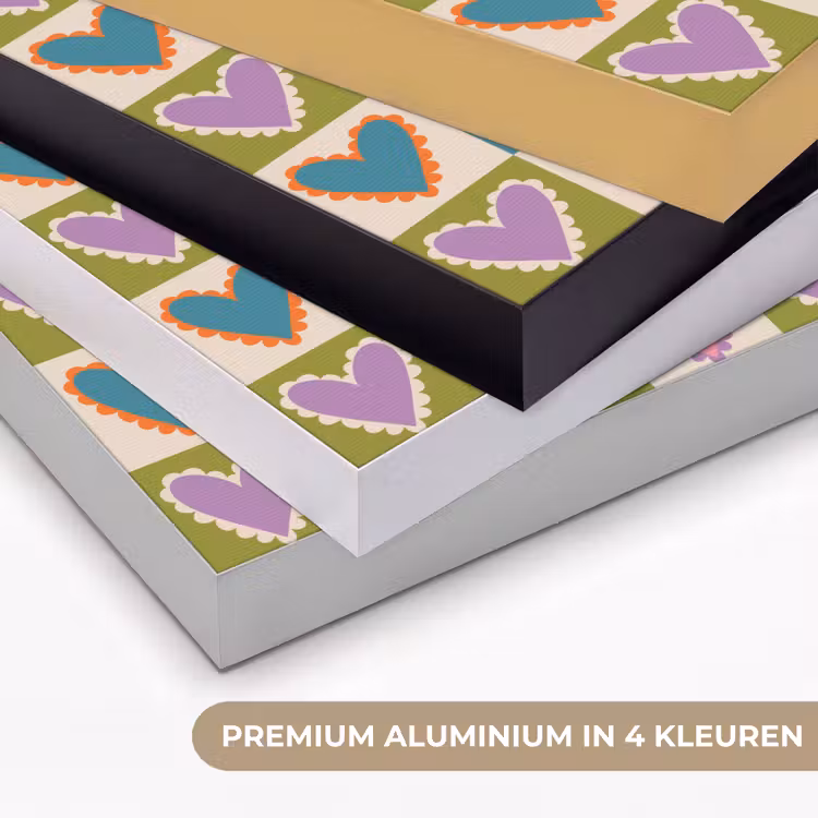 Art Frame - Retro - Kleuren - Patroon - Hartjes — 2