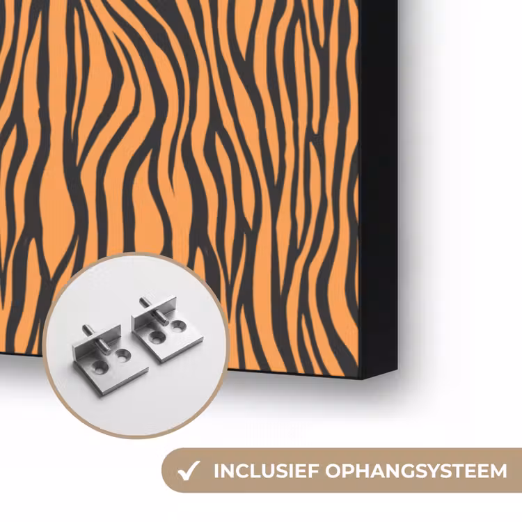 Art Frame - Tijger - Oranje - Patroon - Strepen — 6