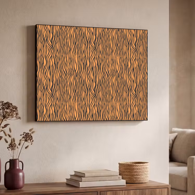 Art Frame - Tijger - Oranje - Patroon - Strepen — 7