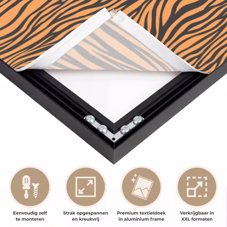 Art Frame - Tijger - Oranje - Patroon - Strepen — 8