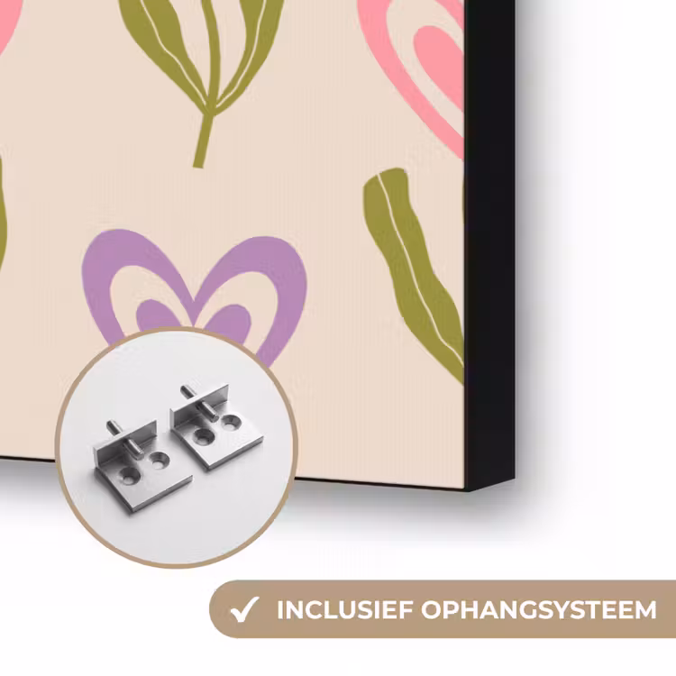 Art Frame - Bloemen - Hartjes - Patroon — 6