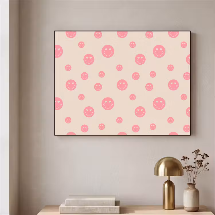 Art Frame - Smiley - Hart - Ogen - Patroon — 5