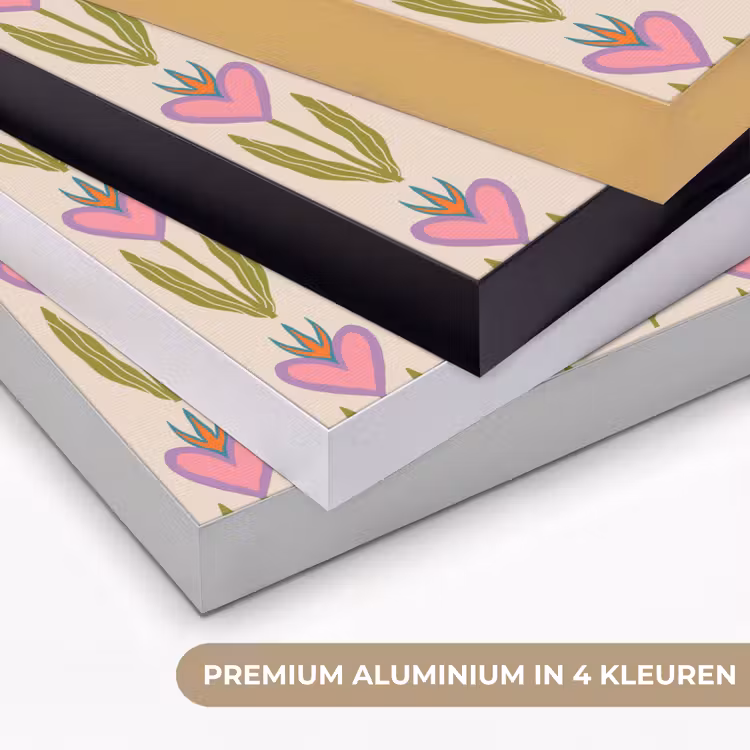 Art Frame - Love - Patroon - Bloemen - Hartjes — 2
