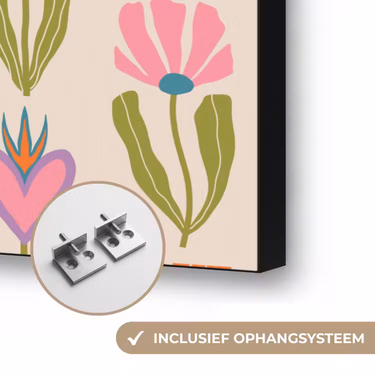 Art Frame - Love - Patroon - Bloemen - Hartjes — 6