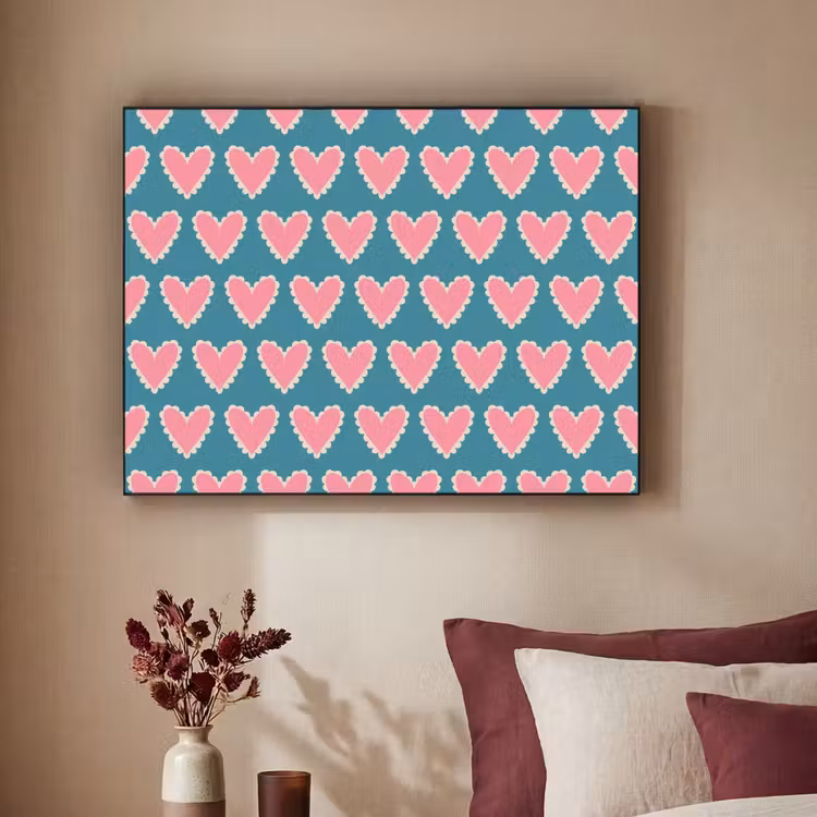 Art Frame - Retro - Hartjes - Patroon — 3