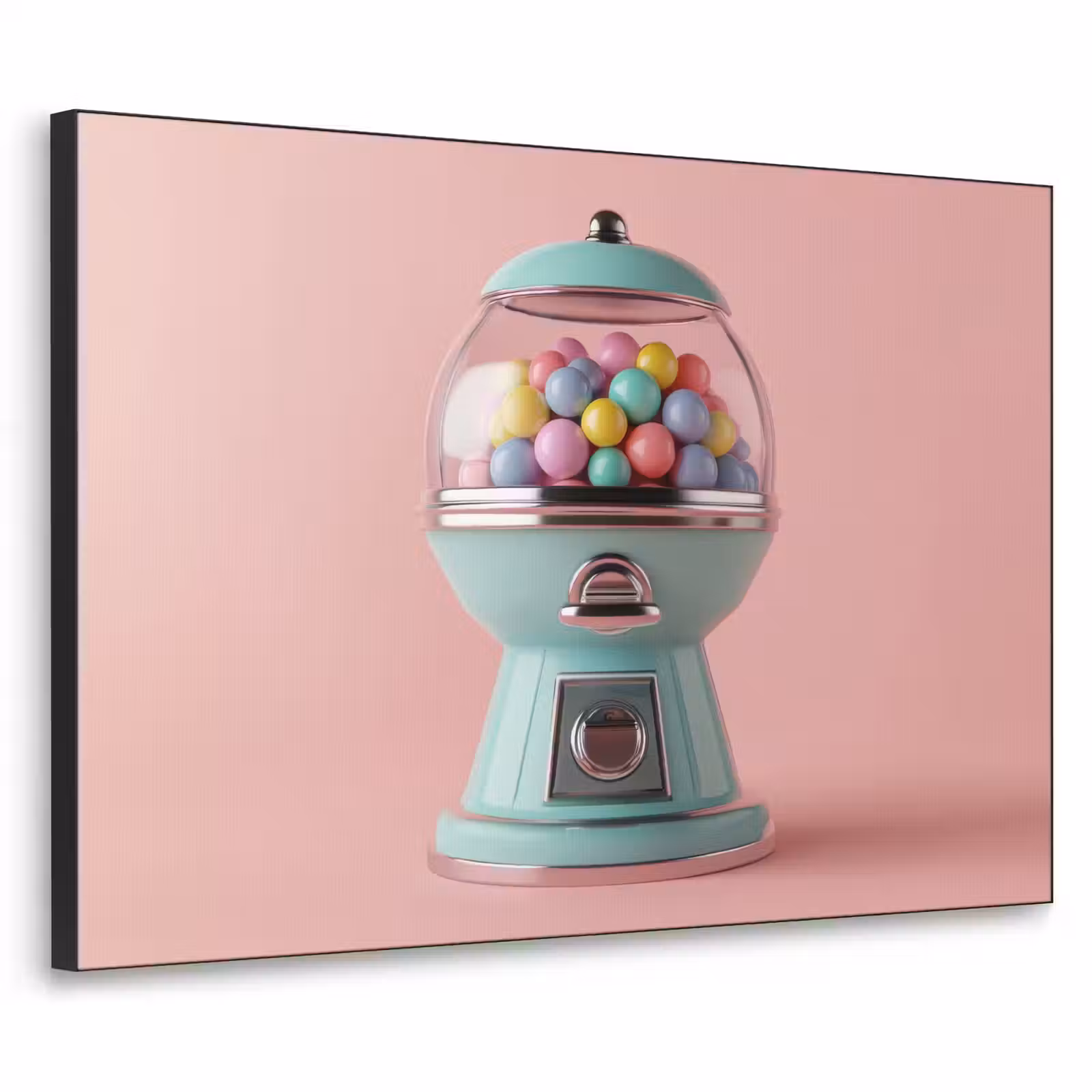 Art Frame - Kauwgom - Retro - Snoep - Roze — 1