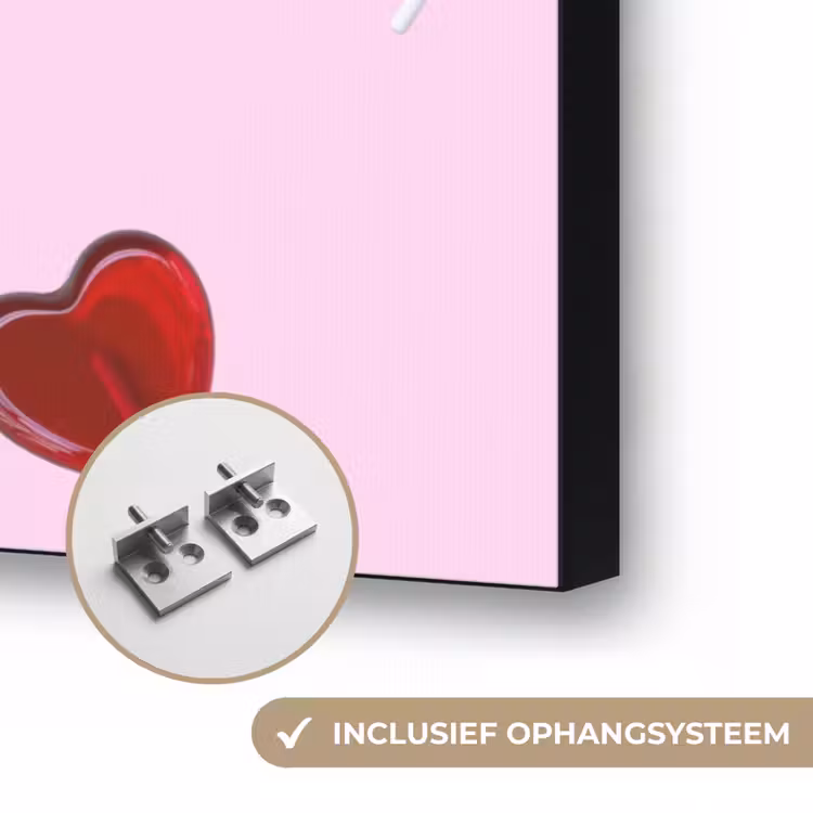Art Frame - Roze - Hart - Lolly - Snoep — 6