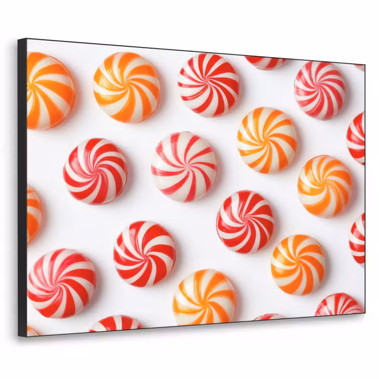 Art Frame - Snoep - Patroon - Rood - Oranje — 1