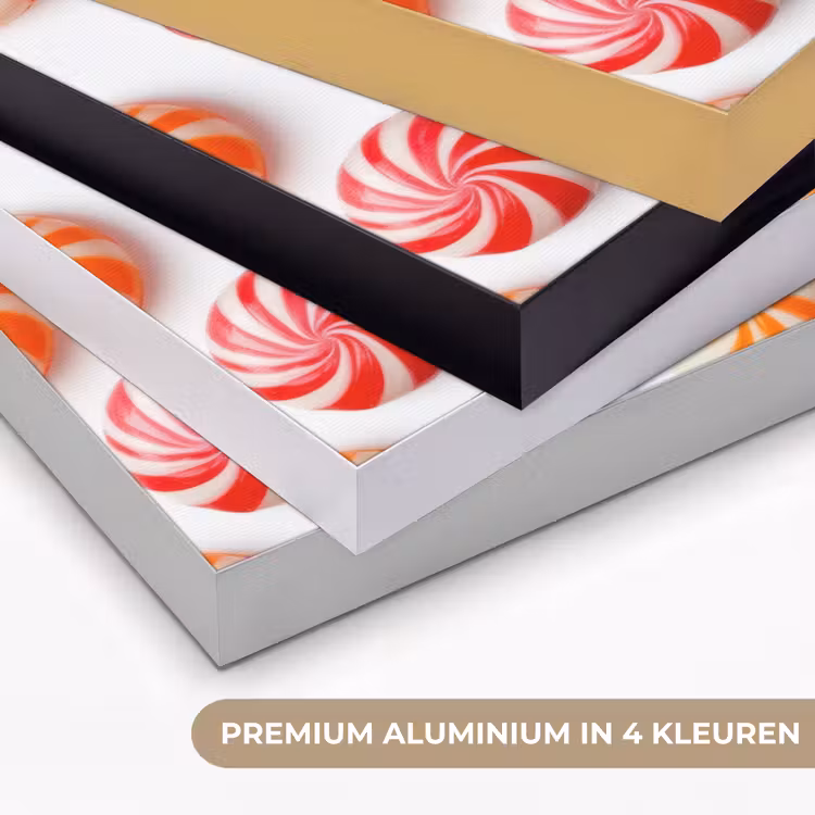 Art Frame - Snoep - Patroon - Rood - Oranje — 2