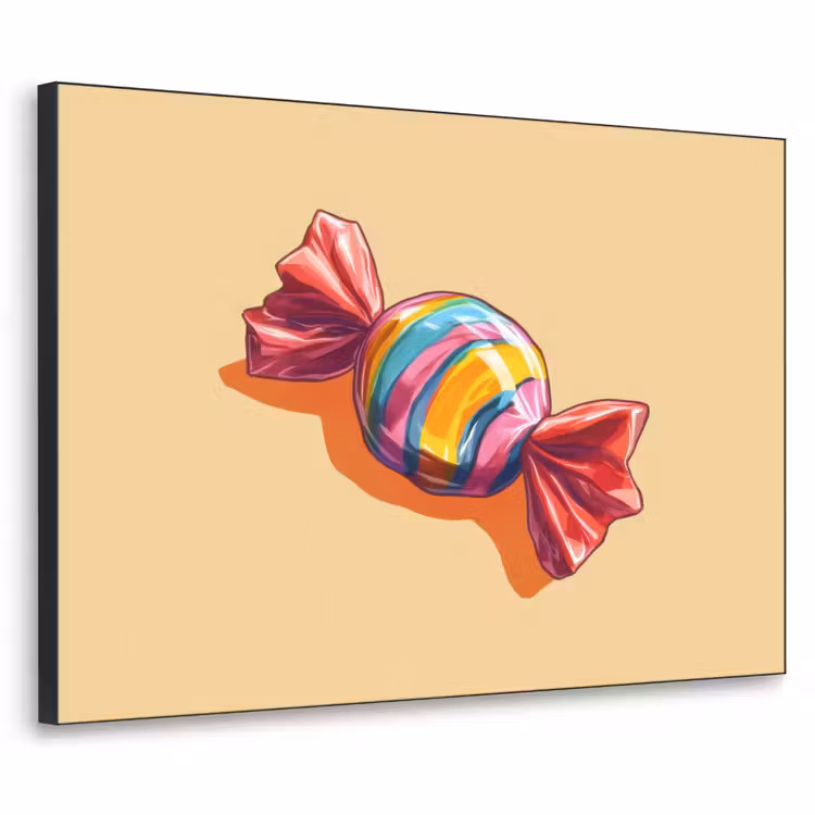 Art Frame - Geel - Snoep - Kleur — 1