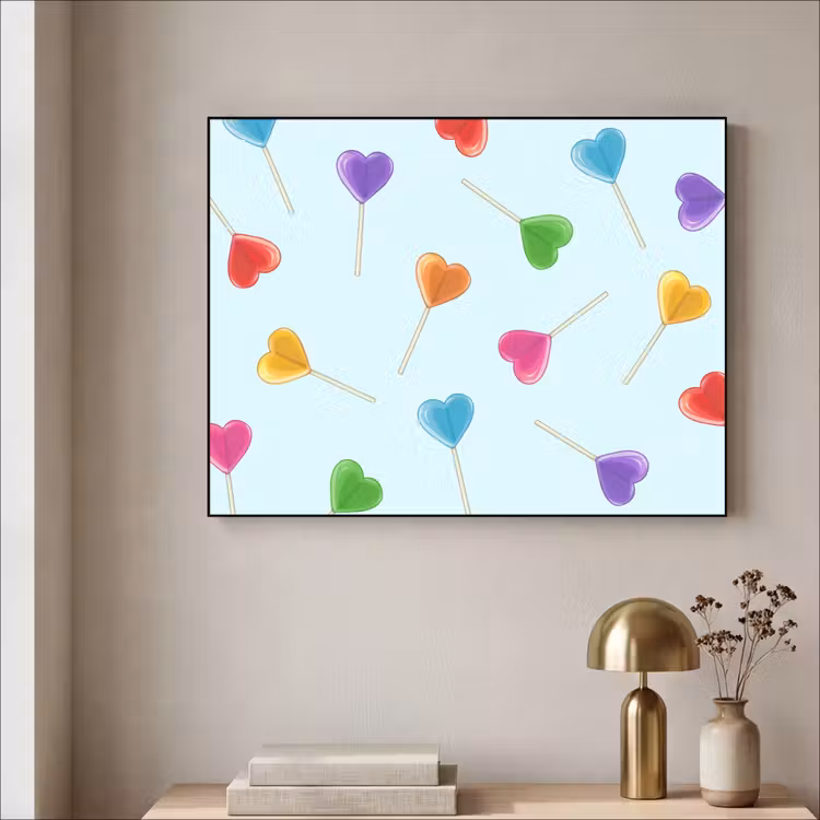 Art Frame - Lolly - Regenboog - Snoep — 5
