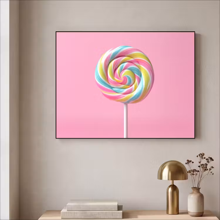 Art Frame - Lolly - Roze - Snoep - Zoet — 5