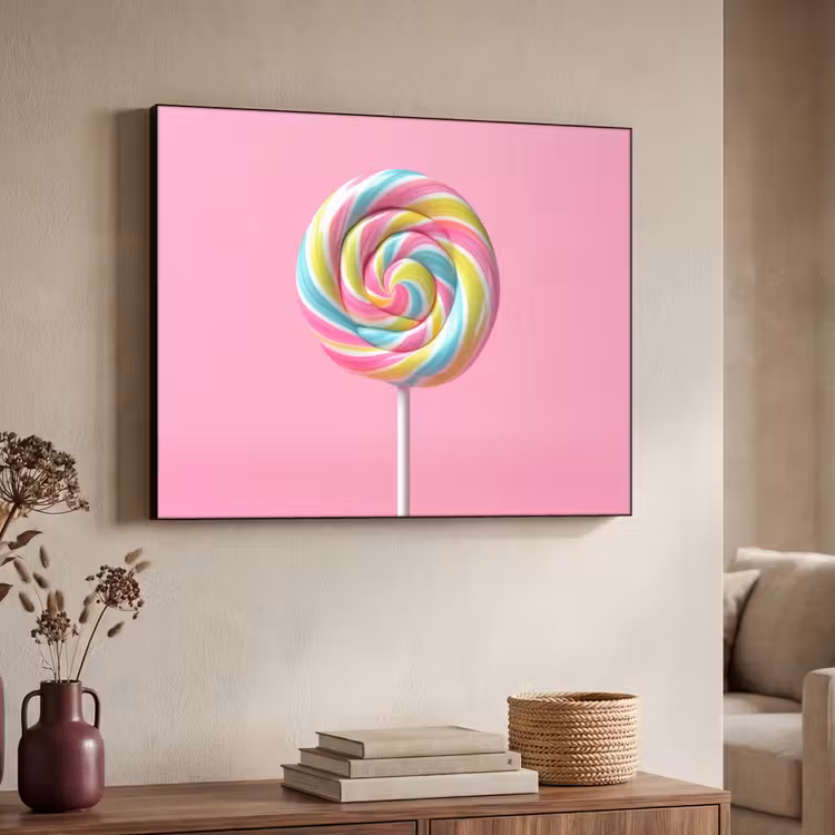 Art Frame - Lolly - Roze - Snoep - Zoet — 7
