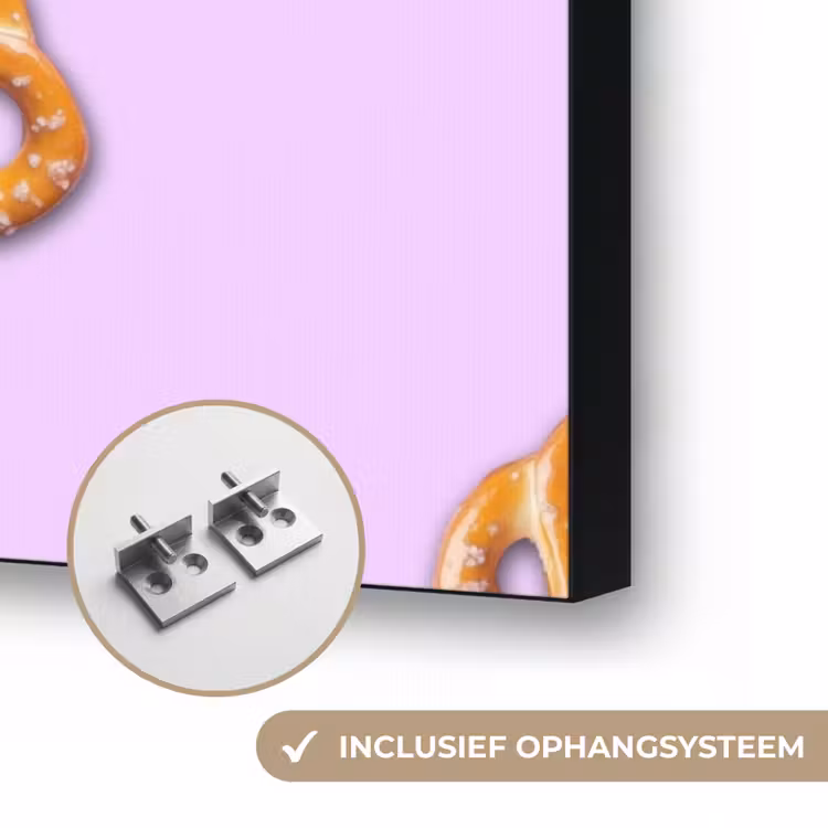 Art Frame - Pretzels - Eten - Paars — 6