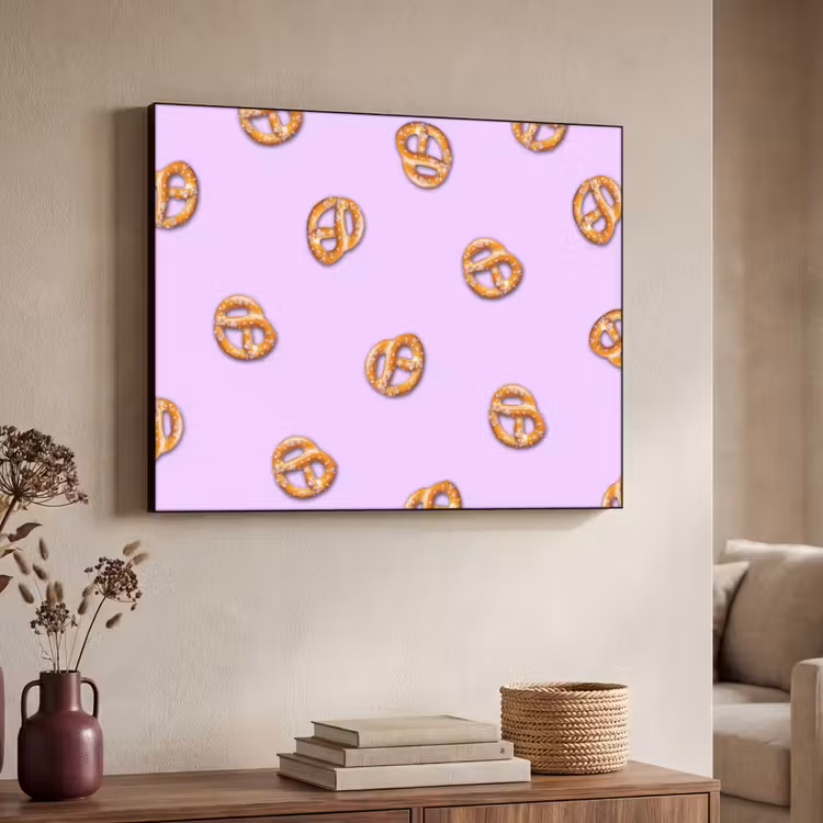 Art Frame - Pretzels - Eten - Paars — 7
