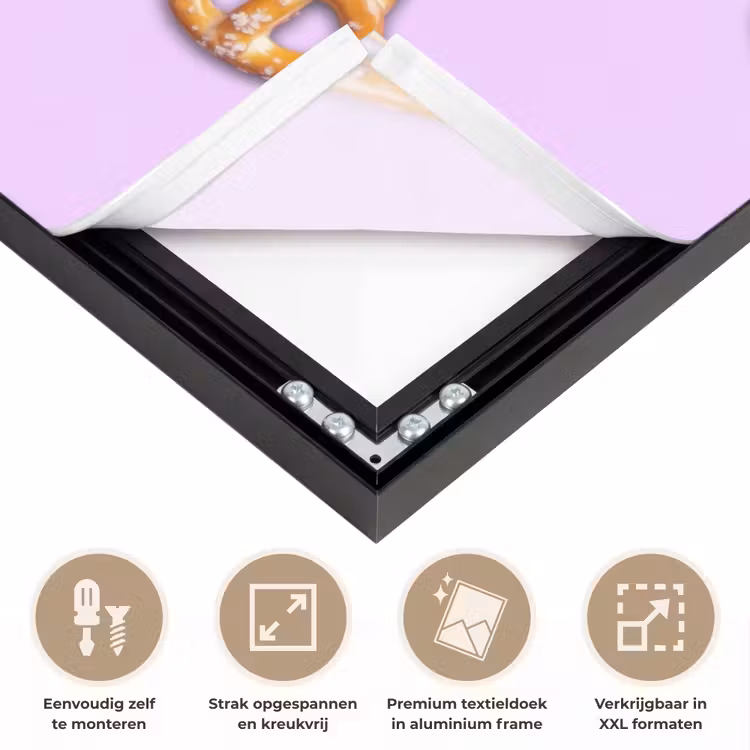 Art Frame - Pretzels - Eten - Paars — 8