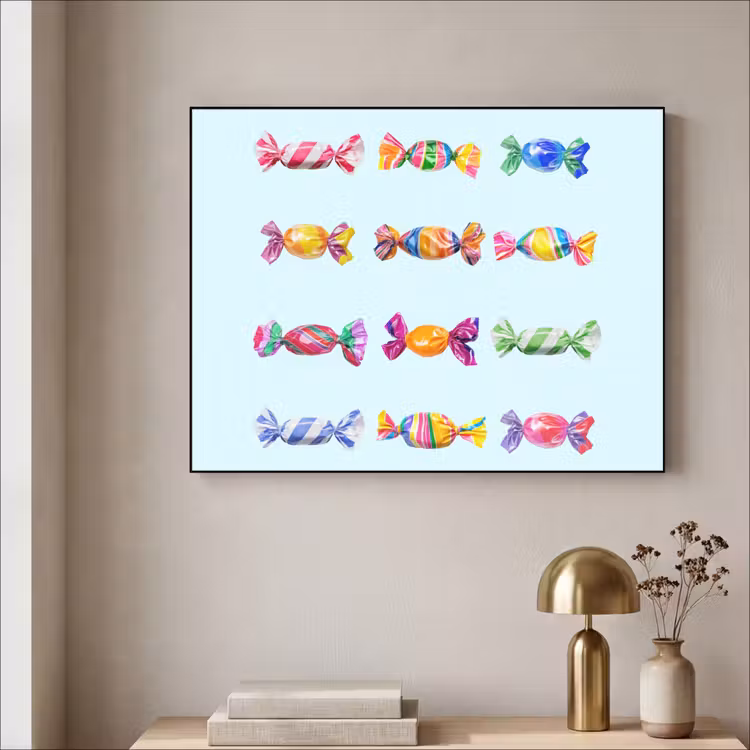 Art Frame - Snoepjes - Realistisch - Kleurrijk — 5