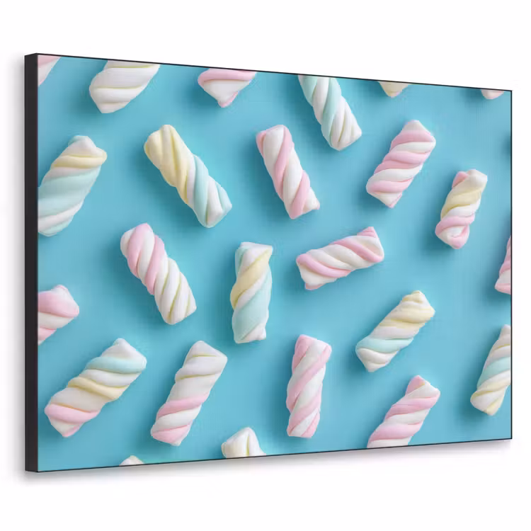 Art Frame - Spekjes - Pastel - Snoep - Blauw — 1