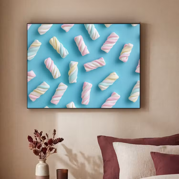 Art Frame - Spekjes - Pastel - Snoep - Blauw — 3