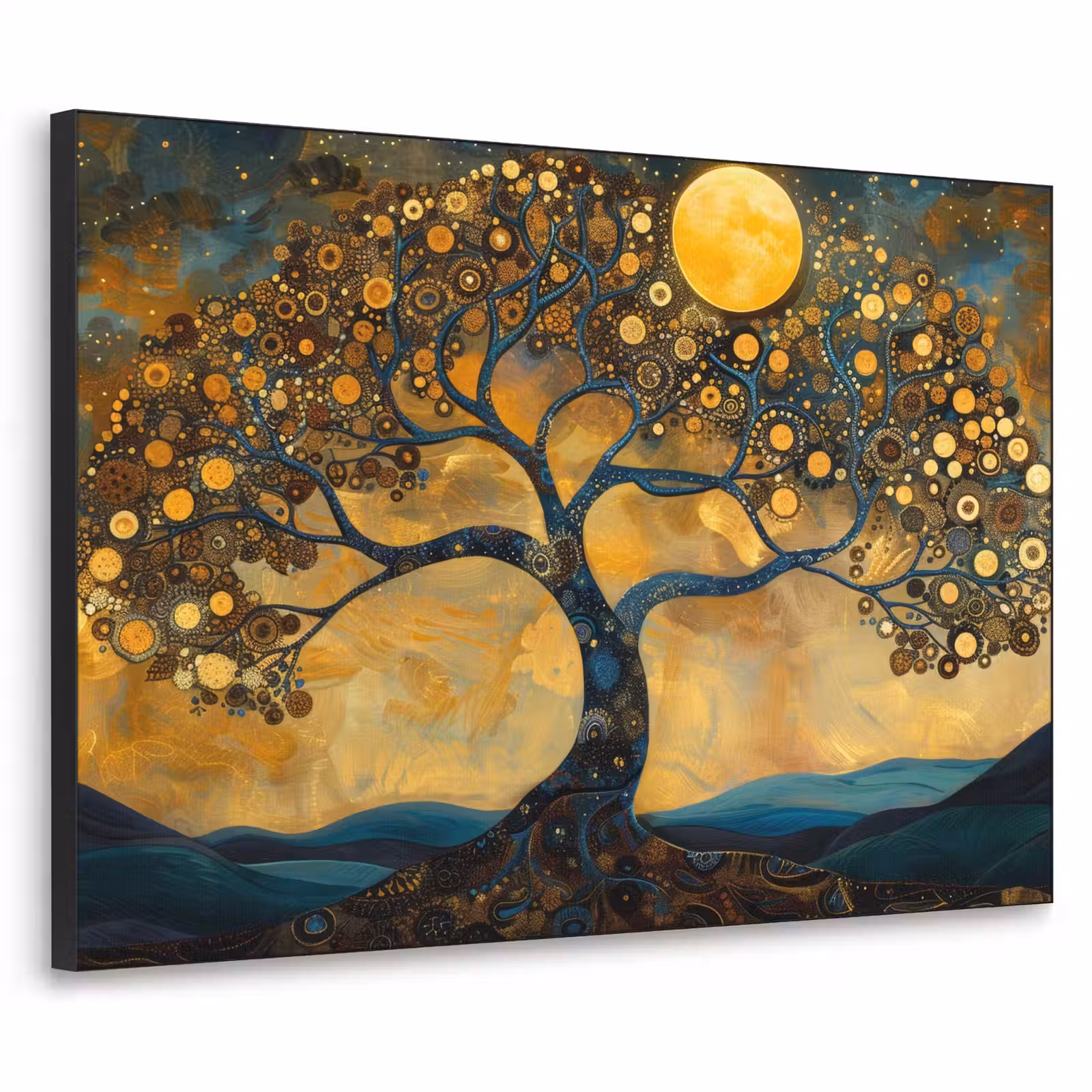 Art Frame - Boom - Industrieel - Abstract - Geel — 1