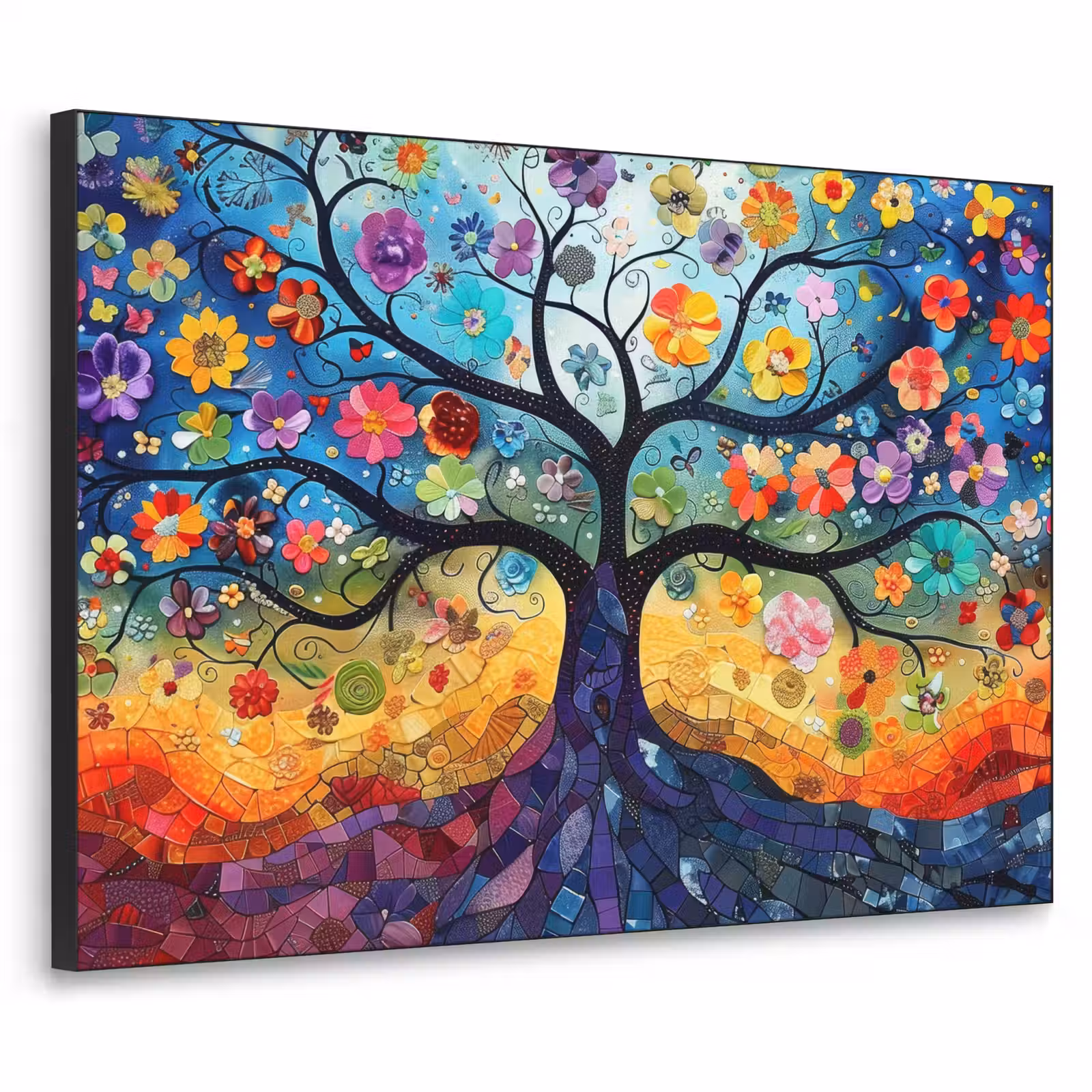 Art Frame - Boom - Kleurrijk - Bloemen - Kunst - Abstract — 1