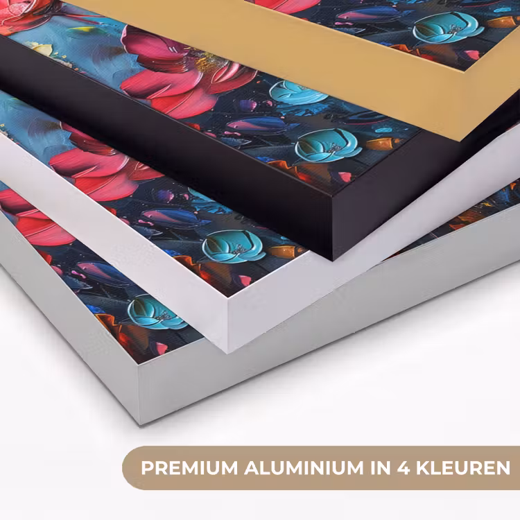 Art Frame - Bloemen - Kleurrijk - Abstract - Verf - Natuur — 2
