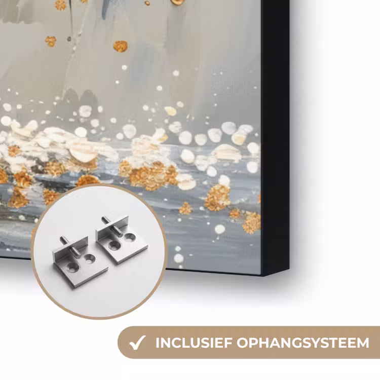 Art Frame - Boom - Goud - Bloemen - Abstract - Kunst — 6