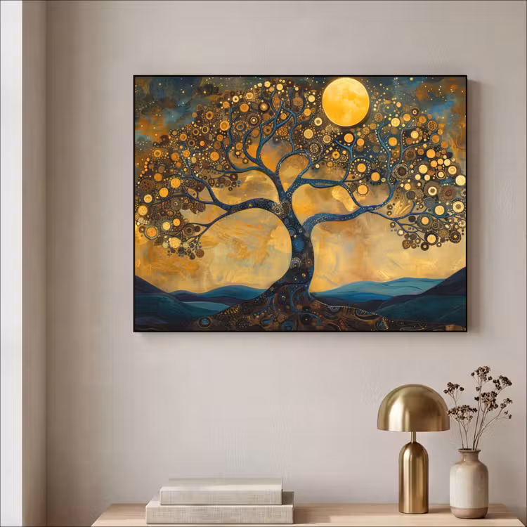 Art Frame - Boom - Industrieel - Abstract - Geel — 5