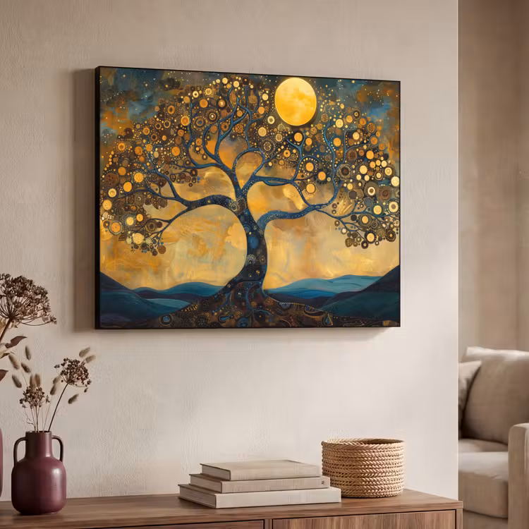 Art Frame - Boom - Industrieel - Abstract - Geel — 7