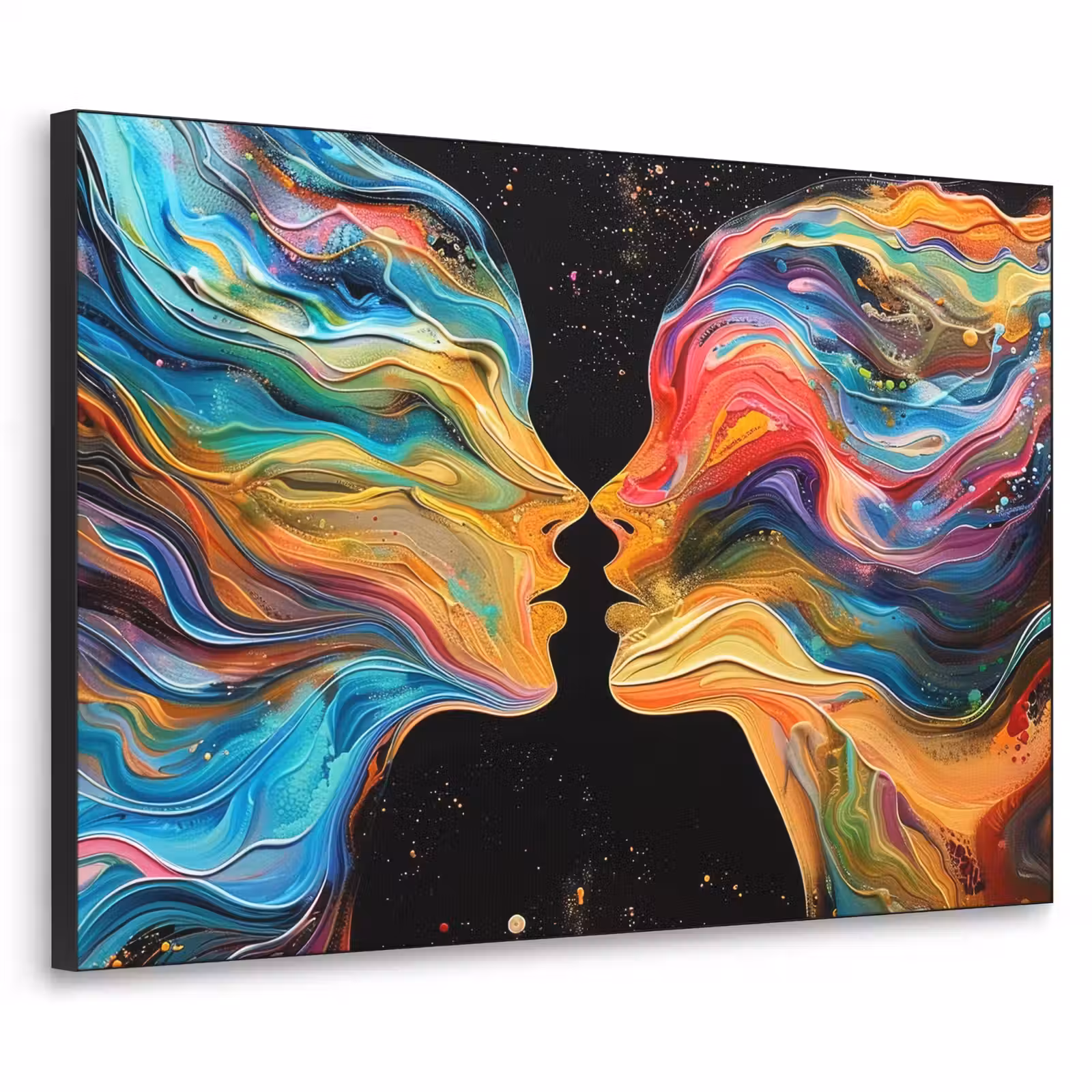 Art Frame - Kunst - Kleurrijk - Vrouw - Art - Abstract - Gezichten — 1