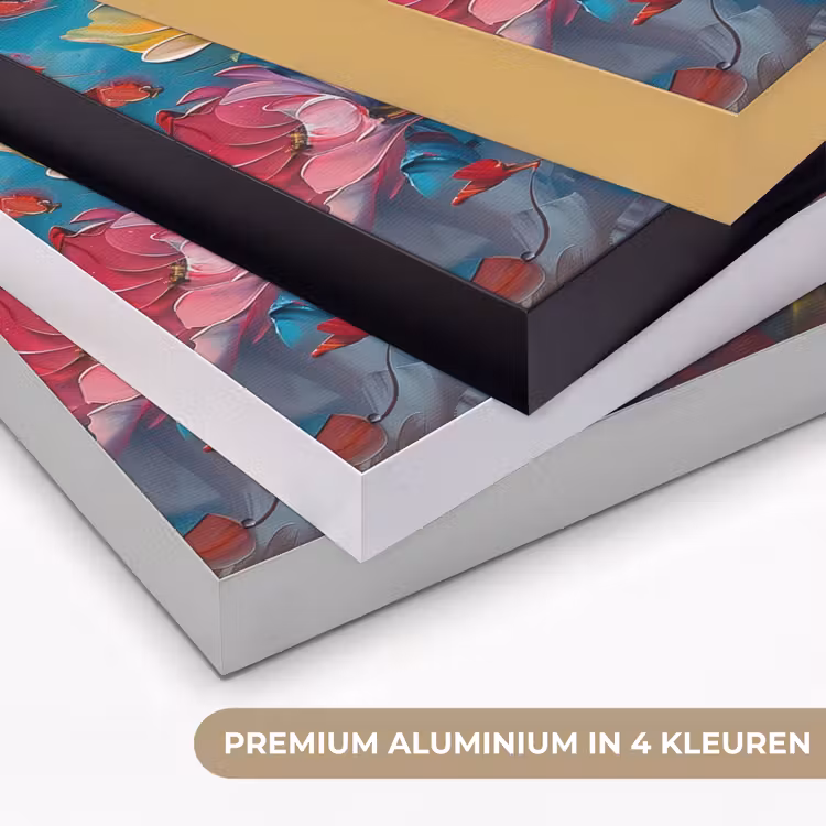 Art Frame - Bloemen - Kleurrijk - Verf - Abstract - Kunst — 2